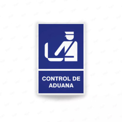 Rótulo Informativos - Control de Aduana | Cod. SI - 59