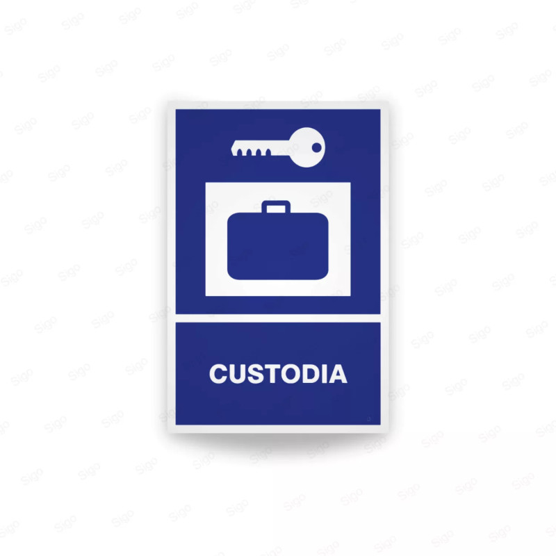 Rótulo Informativos - Custodia | Cod. SI - 61