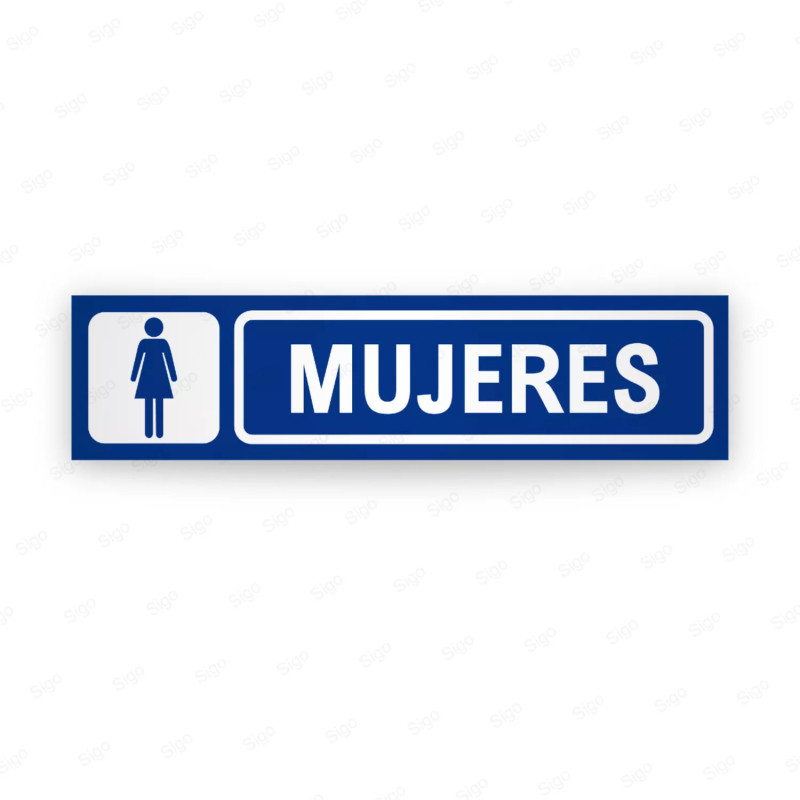 ‣ Rótulo Identificación Ambientes - Mujeres... | SIGO