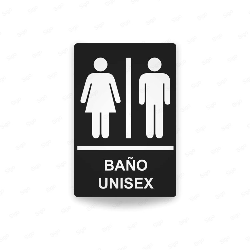 ‣ Rótulos Baños Unisex... | SIGO