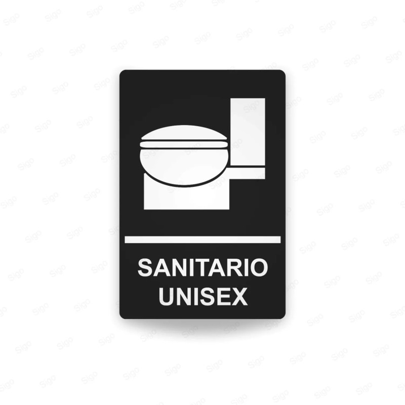 ‣ Rótulos Baños - Sanitario Unisex... | SIGO