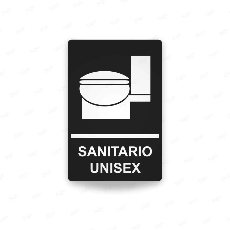 ‣ Rótulos Baños - Sanitario Unisex... | SIGO