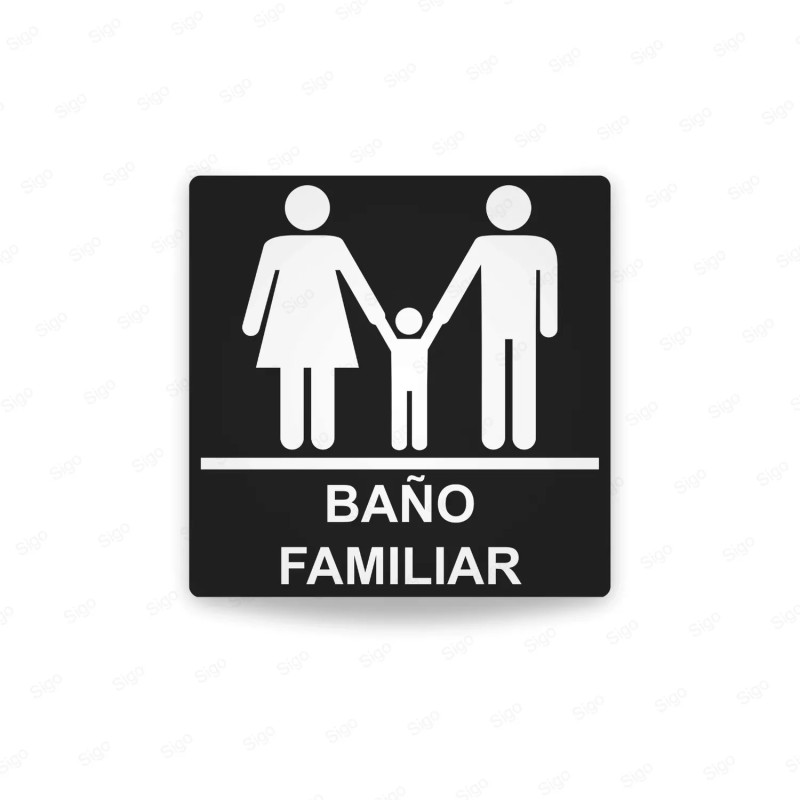‣ Rótulos Baños - Baño Familiar... | SIGO