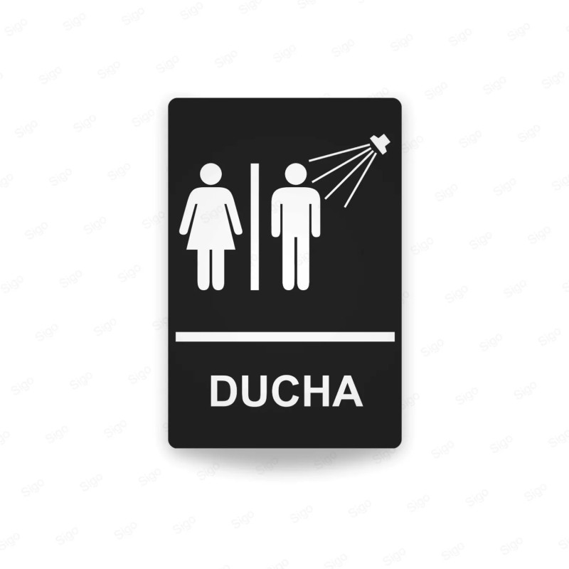 ‣ Rótulos Baños - Ducha: Señalización Segura | SIGO