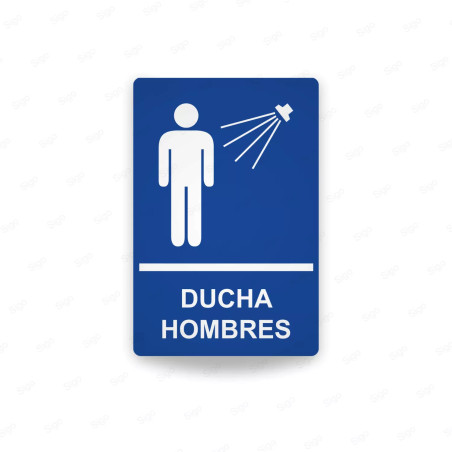 ‣ Rótulos Baños: Ducha Hombres... | SIGO
