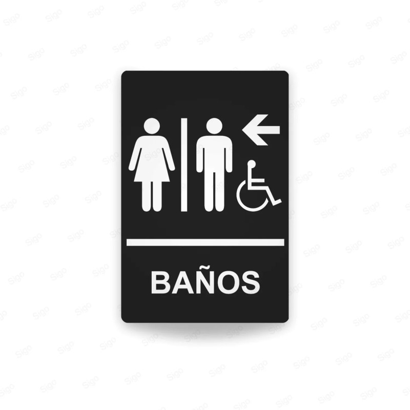 ‣ Rótulos Baños - Señalización Guatemala | SIGO