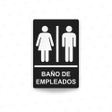 ‣ Rótulos Baños - Empleados | SIGO