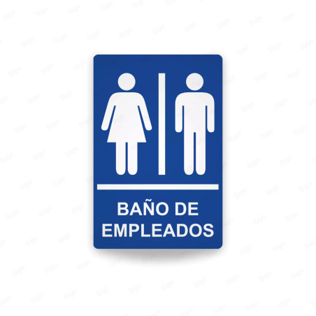 ‣ Rótulos Baños - Empleados | SIGO