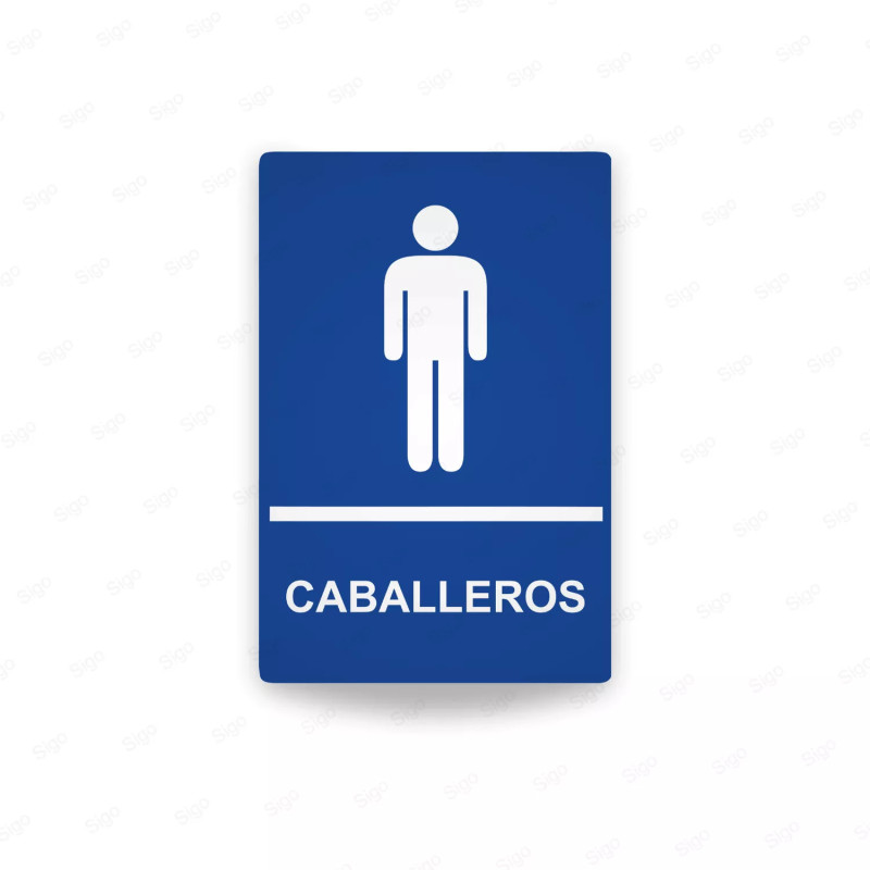 ‣ Rótulos Baños - Caballeros... | SIGO