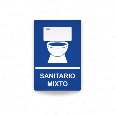 ‣ Rótulos Baños - Sanitario Mixto... | SIGO