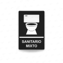 ‣ Rótulos Baños - Sanitario Mixto... | SIGO