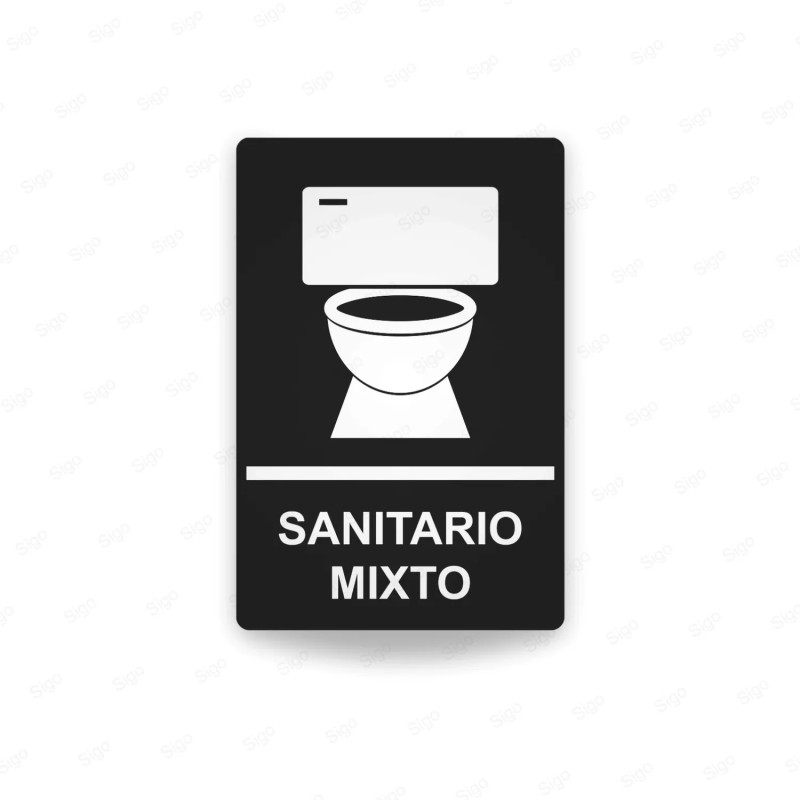 ‣ Rótulos Baños - Sanitario Mixto... | SIGO