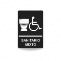 ‣ Rótulos Baños - Sanitario Mixto... | SIGO