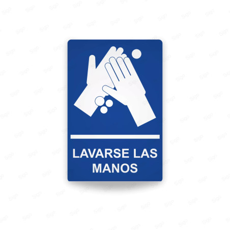 ‣ Rótulos Baños: Lavarse Las Manos | SIGO