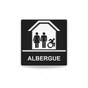 Rótulos Baños - Albergue | Cod. SA -  71, Señalización Baños y Sanitarios