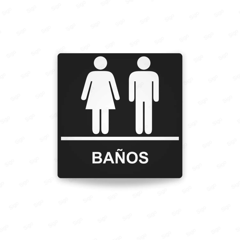 ‣ Rótulos Baños - Señalética Guatemala | SIGO