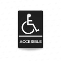 Rótulos Baños - Accesible | Cod. SA -  79, Señalización Baños y Sanitarios