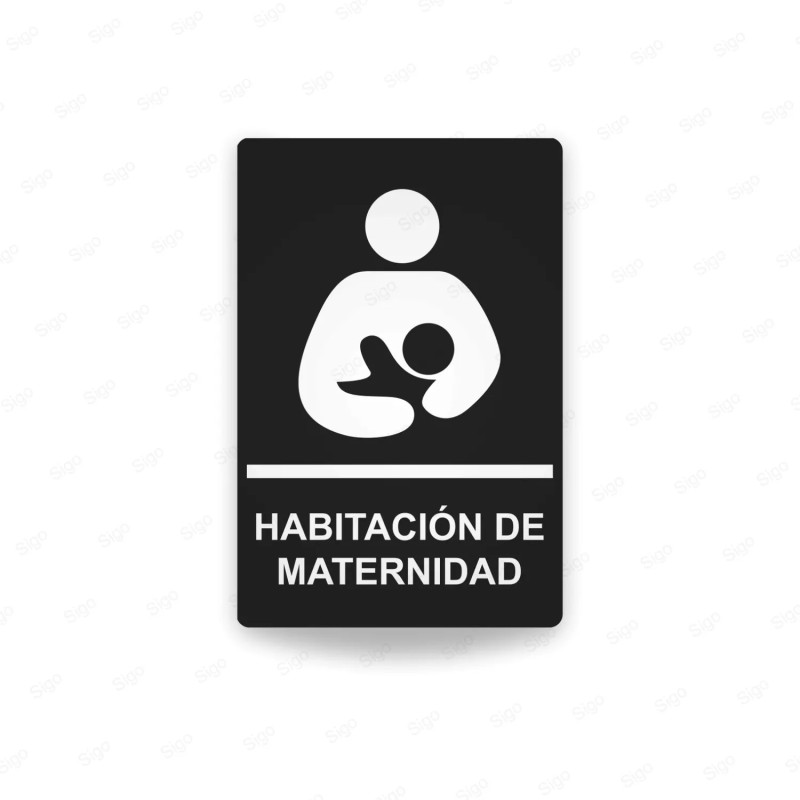 ‣ Rótulos Baños - Habitación Maternidad... | SIGO
