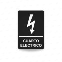 ‣ Rótulos Baños - Cuarto Eléctrico en Guatemala | SIGO