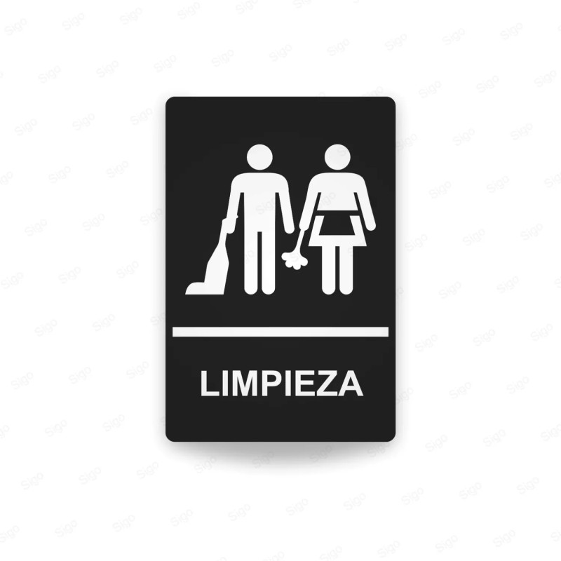 Rótulos Baños - Limpieza | Cod. SA -  88