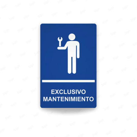 ‣ Rótulos Baños Excl. Mantenimiento | SIGO