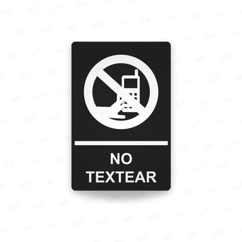 ‣ Rótulos Baños - No Textear... | SIGO