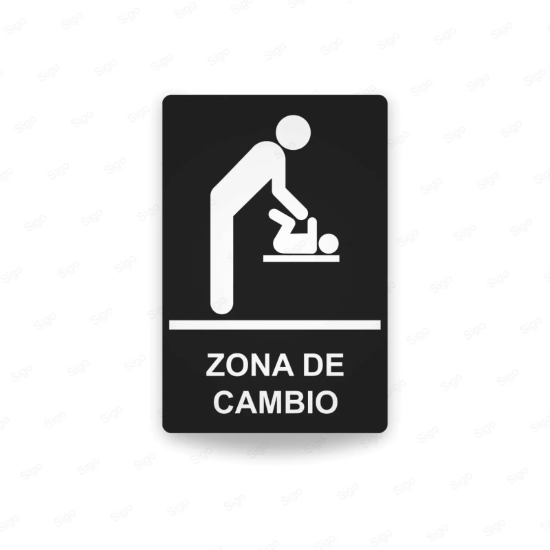 ‣ Rótulos Baños - Cambio Zona... | SIGO