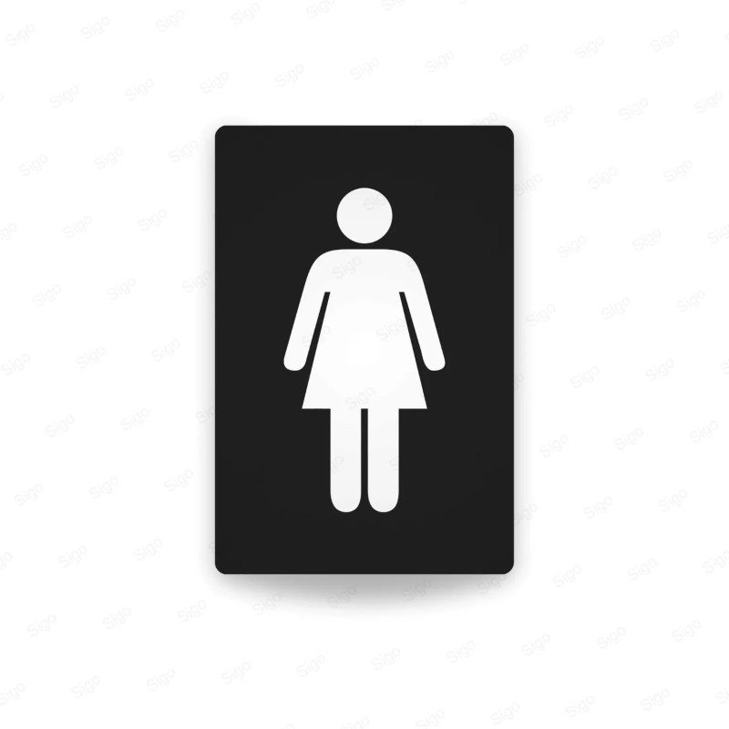 ‣ Rótulos Baños - Mujer Guatemala | SIGO