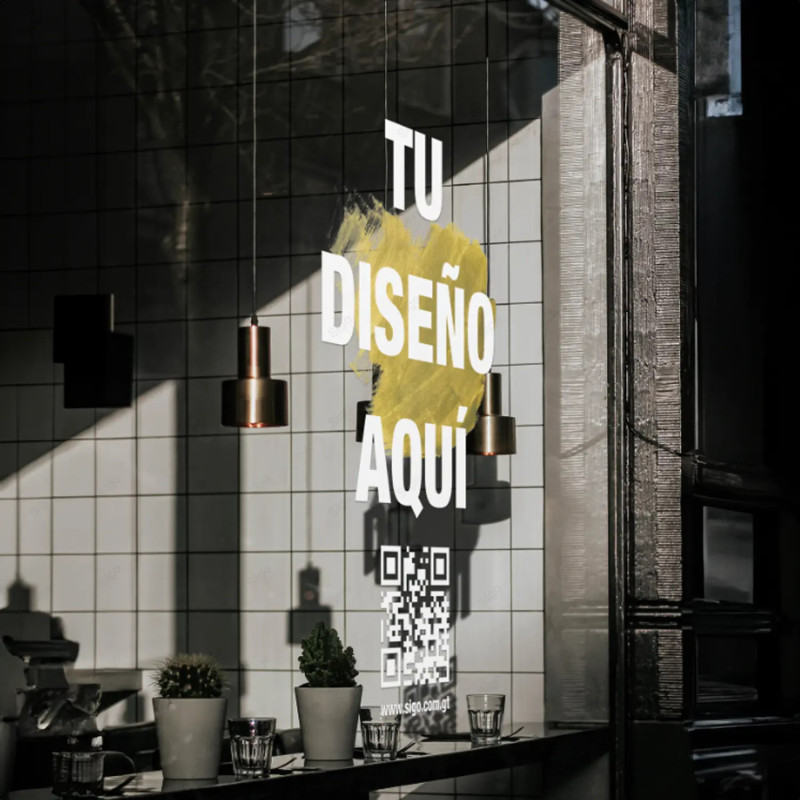 ‣ Vinil Troquelado para Vidrio