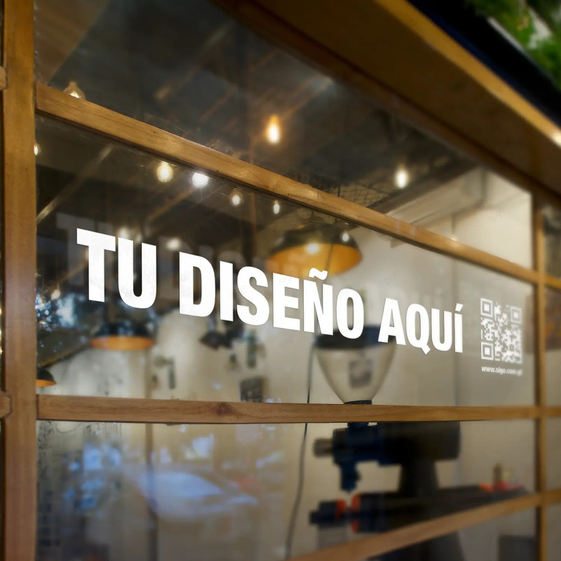 ‣ Vinil Troquelado para Vidrio