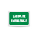 Rotulo de ruta de evacuacion  - Salida de emergencia | Cod. EV-839 Señalización Seguridad Industrial
