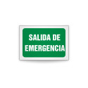 Rotulo de ruta de evacuacion  - Salida de emergencia| Cod. EV-940. Señalización Seguridad Industrial