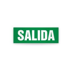 Rotulo de ruta de evacuacion -Salida | Cod. EV-945 Señalización Seguridad Industrial