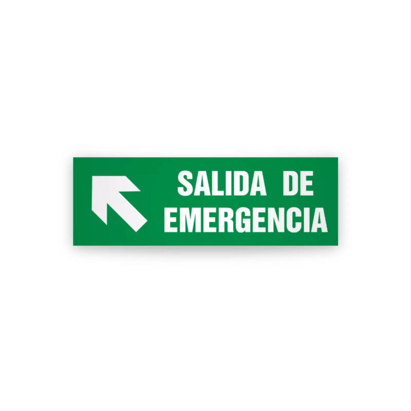 Rotulo de ruta de evacuacion - Salida de emergencia| Cod. EV-982. Señalización Seguridad Industrial