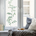 Sandblast impreso aplicado en vidrio con decoración personalizada.