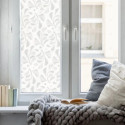 Sandblast impreso aplicado en vidrio con decoración personalizada.