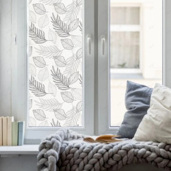 Sandblast impreso aplicado en vidrio con decoración personalizada.