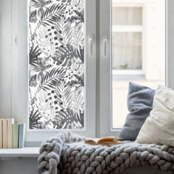 Sandblast impreso aplicado en vidrio con decoración personalizada.