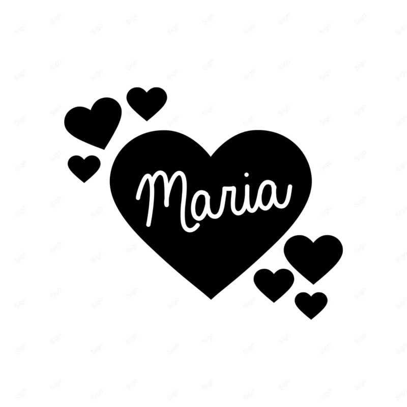 ‣ Vinil Adhesivo Puerta Corazones B/N... | SIGO