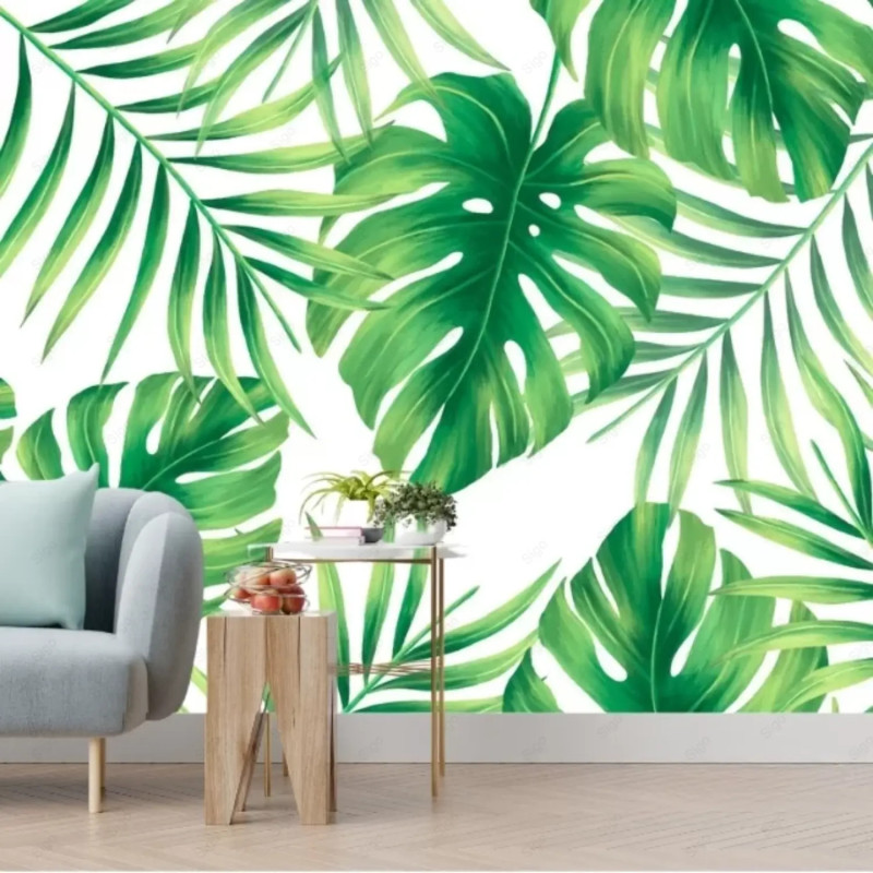 Vinil impreso aplicado en paredes con decoración personalizada.