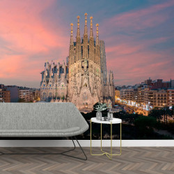 Vinil impreso aplicado en paredes con decoración personalizada.