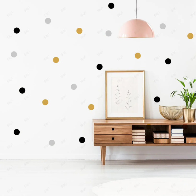 vinil impreso y troquelado aplicado en pared con decoración personalizada.