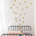 vinil impreso y troquelado aplicado en pared con decoración personalizada.