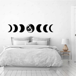 vinil impreso y troquelado aplicado en pared con decoración personalizada.
