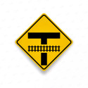 ‣ Rótulo Vial: Intersección Vial T y Ferrocarril | SIGO