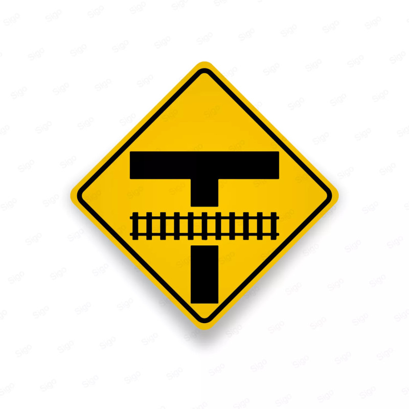 ‣ Rótulo Vial: Intersección Vial T y Ferrocarril | SIGO