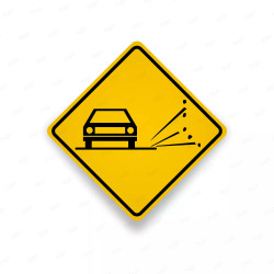 ‣ Rótulo Vial: Precaución Grava Suelta... | SIGO