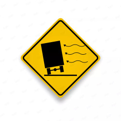 ‣ Rótulo Vial: Precaución Ráfagas de Viento | SIGO