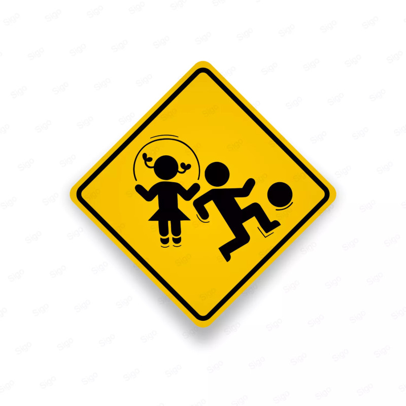 ‣ Rótulo Vial: Niños Jugando Seguro... | SIGO