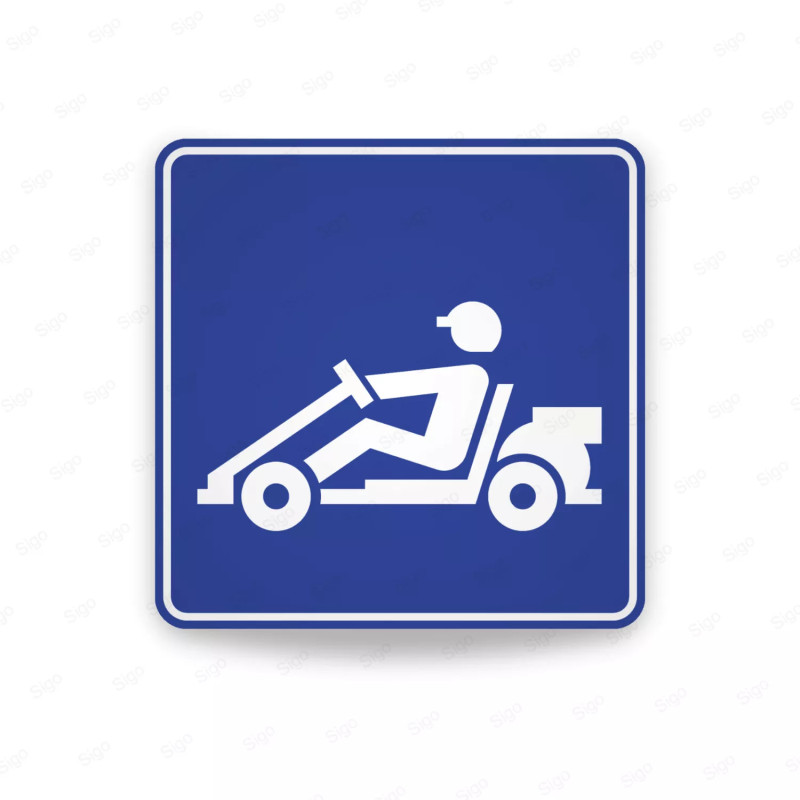 ‣ Rótulo Vial Turistico Go-kart... | SIGO